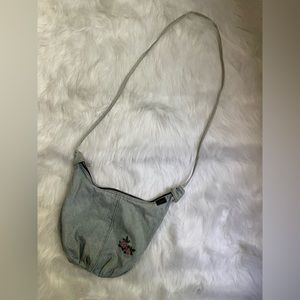 Vintage Shane & Co. Denim Satchel Purse